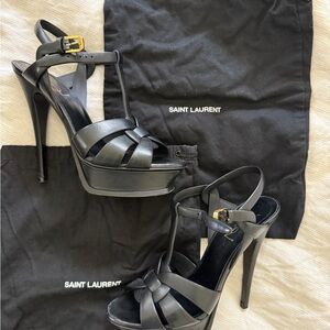 Saint Laurent Black Women's Heels